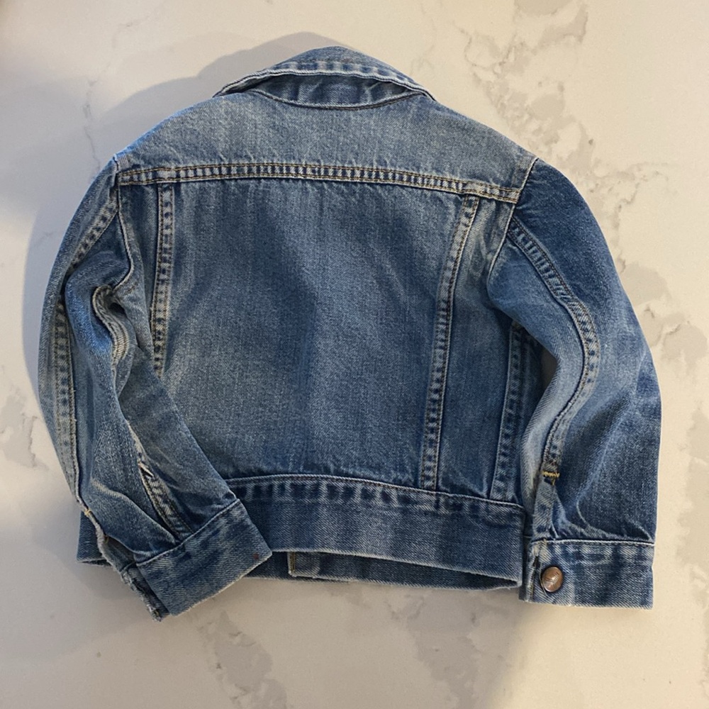 Kids Blue Denim Jacket - Picture 2 of 5